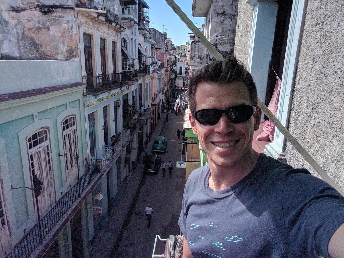 View from our casa particulares in Havana